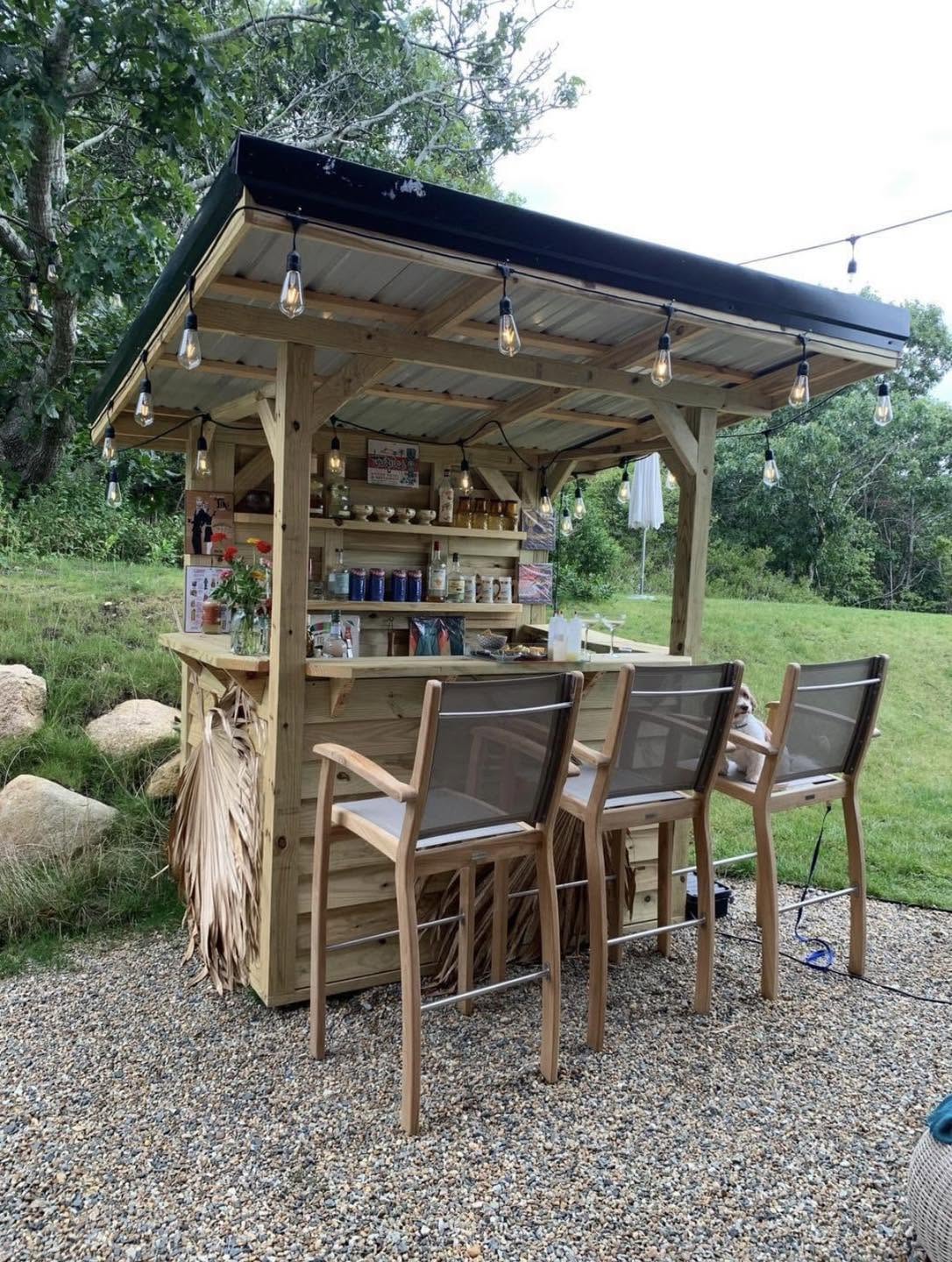 Custom Backyard Bar